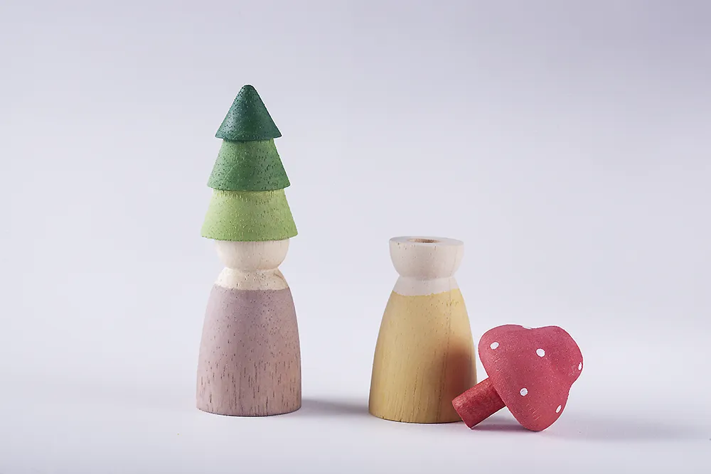 Dupla Amanitos Pinheiro e Cogumelo - Imagem 2